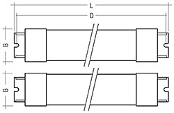 Stab + Stab; Anschluss: Flachstecker