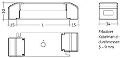 ACU SC 15x43x30mm CLIP-ON SR PA