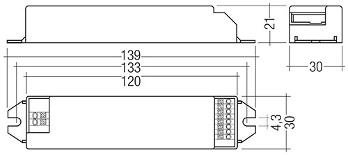 TRIDONIC EMpower LED 4W 89800122 Notlicht LED Treiber SELV <60 V DC 1 bis 4 Watt 