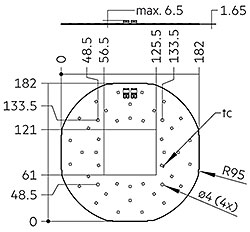 CLE 190mm 2500lm ADV4 EM SO