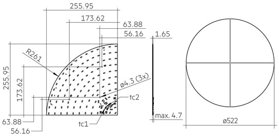 CLE 261mm 1150lm 927-965 4T PRE2 QTY4 