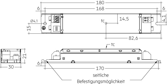 LED LC 45W 500-1400mA flexC SC EXC