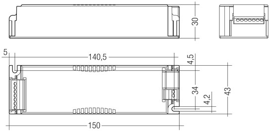 LCA 45W 500-1400mA one4all C PRE | LEUCHTENEINBAU DIM Multistrom | LED LCA 45W 500-1400mA one4all C PRE | LEUCHTENEINBAU DIM Multistrom | LED