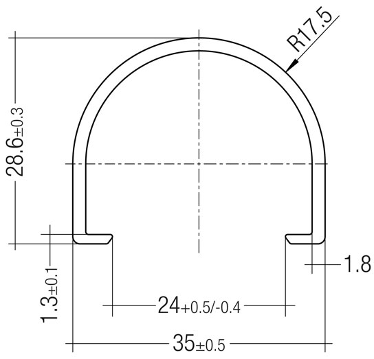 LINEAR COVER SY Frosted 1500mm 