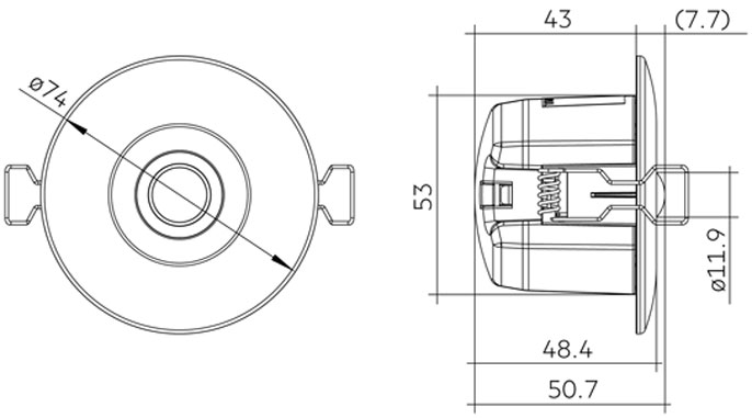 DALI MSensor G3 PIR 4DPI WDA WH
