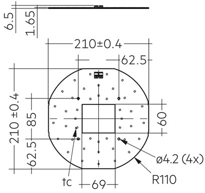 CLE 220mm 2500lm 827 ADV5 EM SO