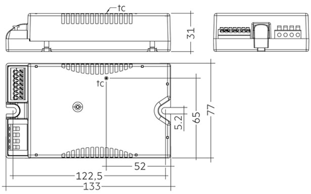 Driver LCO 60W 200–1050mA 100V NF C ADV3