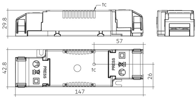 Driver LC 36W 700-850mA flexC SR SNC4