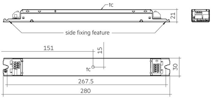 LC 53/1130-1200/50 0-10V fixC lp SNC2UNV
