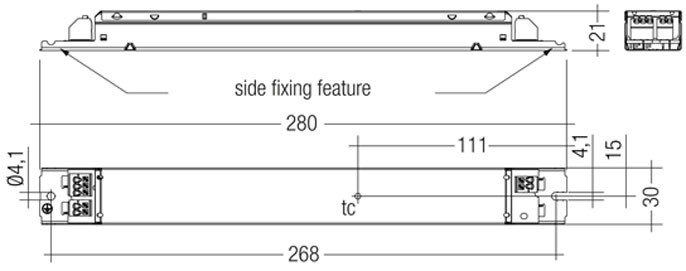 Driver LC 57W 800-1050mA flexC lp ADV