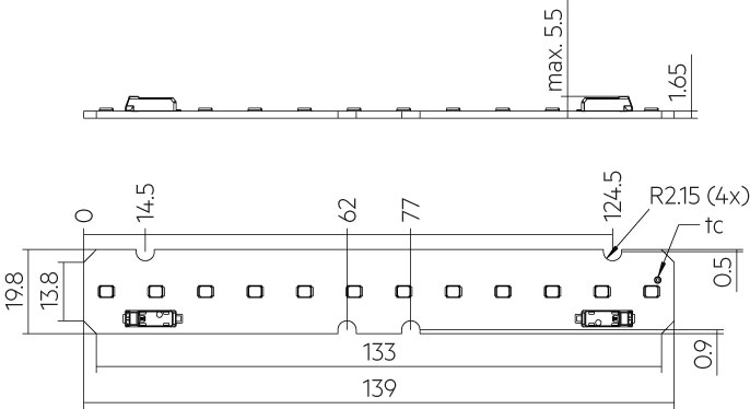 Module LLE 20x280-560mm 1250lm HV SNC4