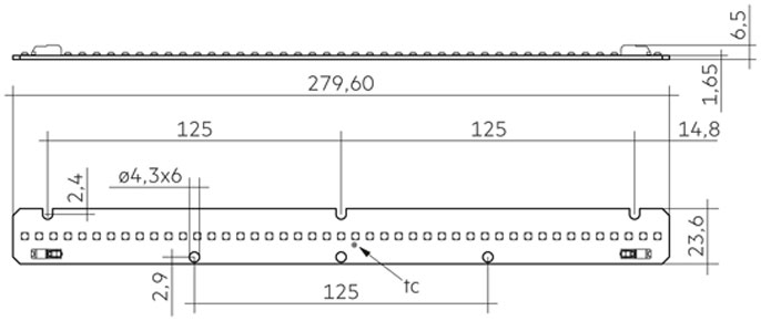 LLE 24x280mm 2000lm 830 EXC
