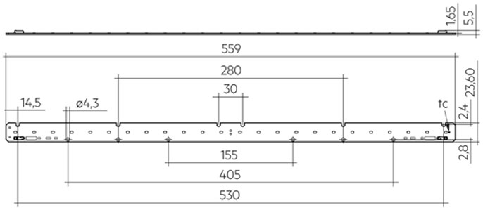 LLE 24x560mm 1300lm 840 HV ADV6
