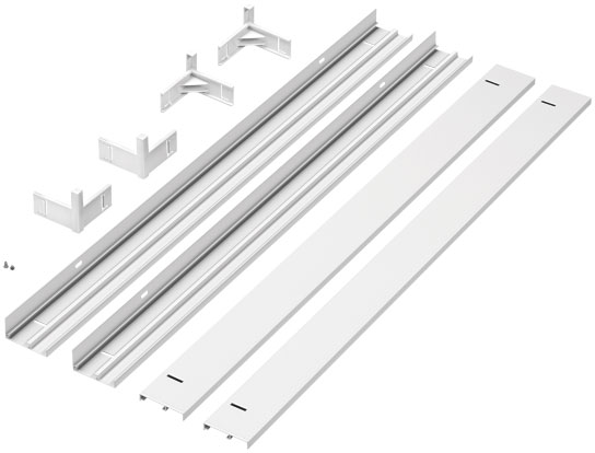 ACE SURFACE MOUNT KIT 625mm AL WH G2 