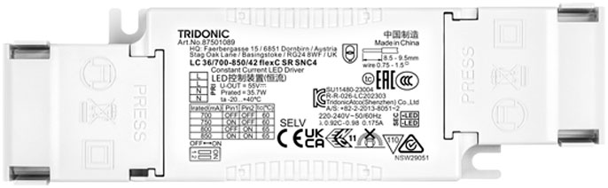 Driver LC 36W 700-850mA flexC SR SNC4