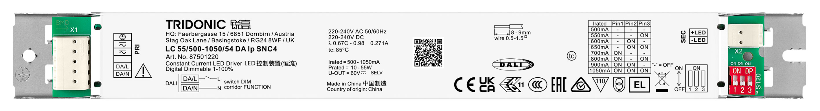LC 55/500-1050/54 DA lp SNC4