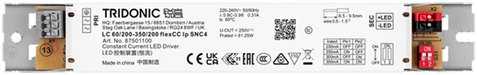 TRIDONIC LC 75W 900-1800mA flexC lp EXC LED-Treiber Konstantstrom ei